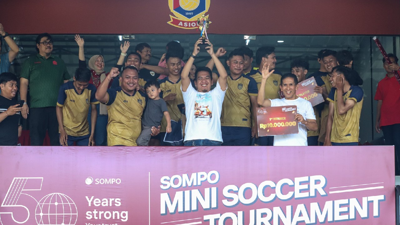 Sompo Mini Soccer 2025 Sukses Digelar, Mandiri Utama Finance Juara
