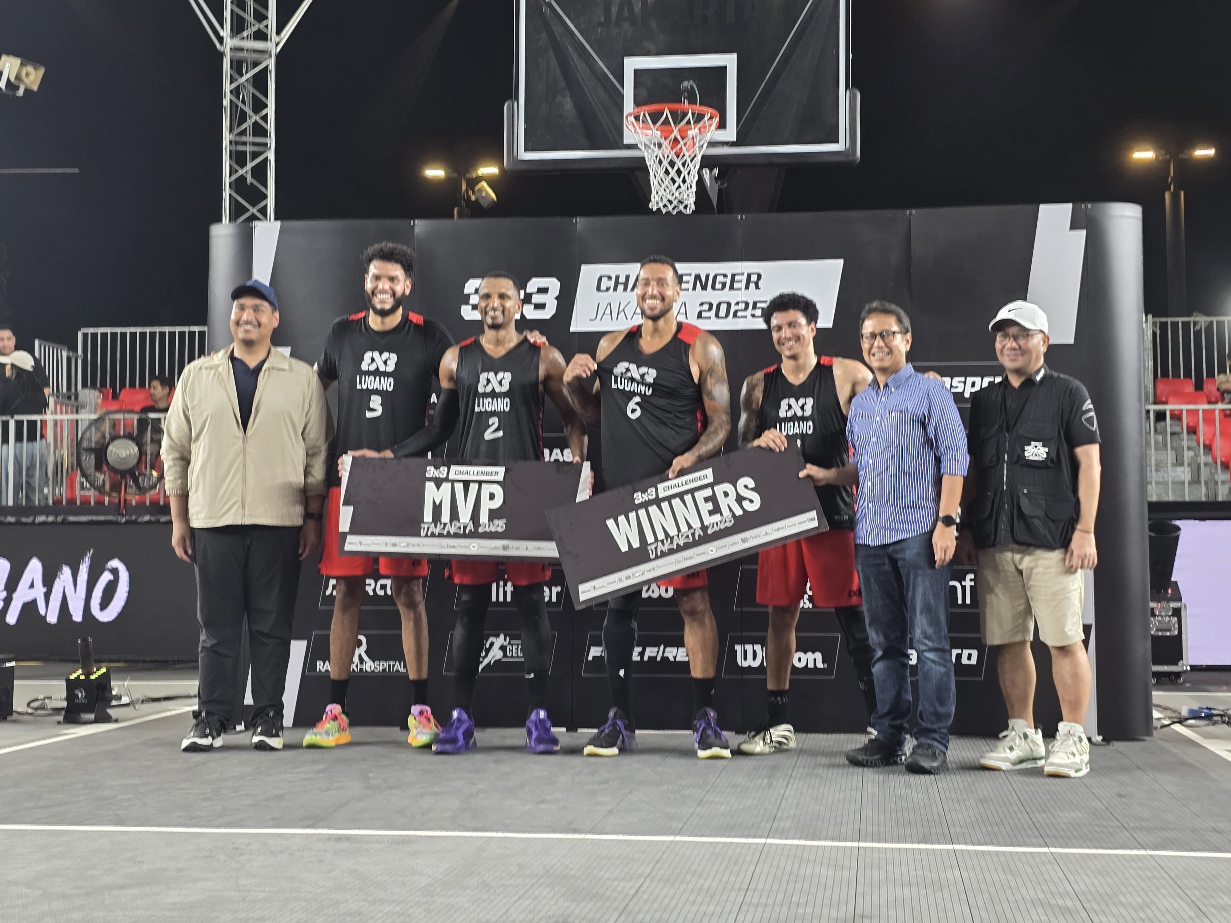 Comeback Gemilang, Lugano Raih Gelar Juara FIBA 3x3 Jakarta 2025
