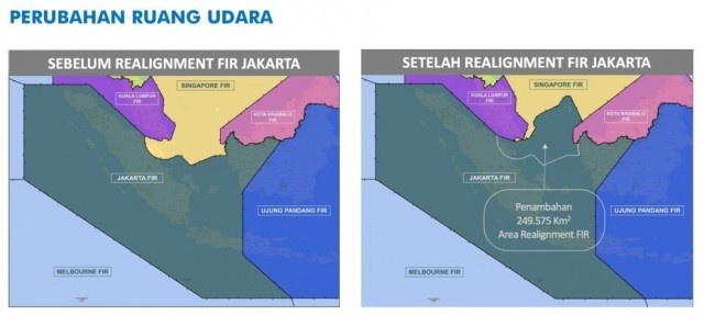 Airnav Indonesia Sukses Lakukan Pengalihan Ruang Udara dari Singapura