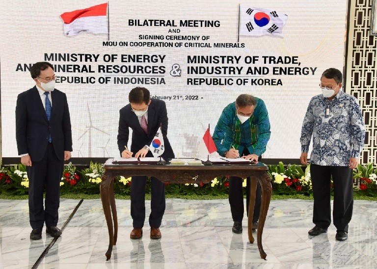 Indonesia - Korea Sepakat Garap Critical Minerals